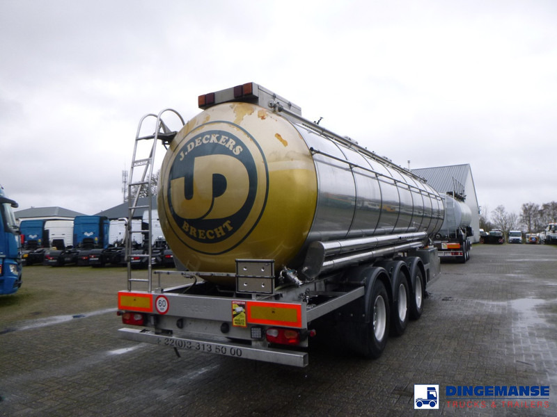 Parcisa Chemical tank inox L4BH 30 m3 / 1 comp / ADR 30/03/24 - Puspiekabe cisterna: foto 3 Parcisa Chemical tank inox L4BH 30 m3 / 1 comp / ADR 30/03/24 - Puspiekabe cisterna: foto 3