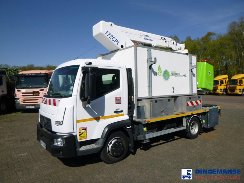 Renault D 7.5 4x2 France Elevateur manlift 172 CPL - Teleskopiskais pacēlājs: foto 1 Renault D 7.5 4x2 France Elevateur manlift 172 CPL - Teleskopiskais pacēlājs: foto 1