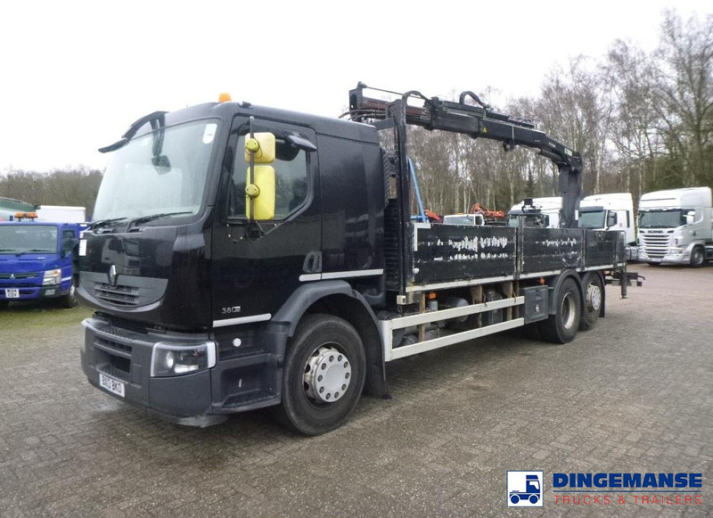 Renault Premium 380 DXI 6x2 RHD + Hiab 122 B2 Duo - Kravas auto ar manipulatoru: foto 1 Renault Premium 380 DXI 6x2 RHD + Hiab 122 B2 Duo - Kravas auto ar manipulatoru: foto 1