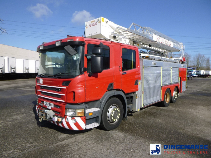 Scania P310 6x2 RHD fire truck + pump, ladder & manlift - Ugunsdzēsēju mašīna: foto 1 Scania P310 6x2 RHD fire truck + pump, ladder & manlift - Ugunsdzēsēju mašīna: foto 1