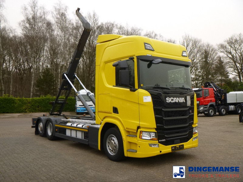 Scania R450 6x2 Euro 6C + Retarder + Meiller container hook 18.000 kg - Pacēlājs ar āķi: foto 2 Scania R450 6x2 Euro 6C + Retarder + Meiller container hook 18.000 kg - Pacēlājs ar āķi: foto 2