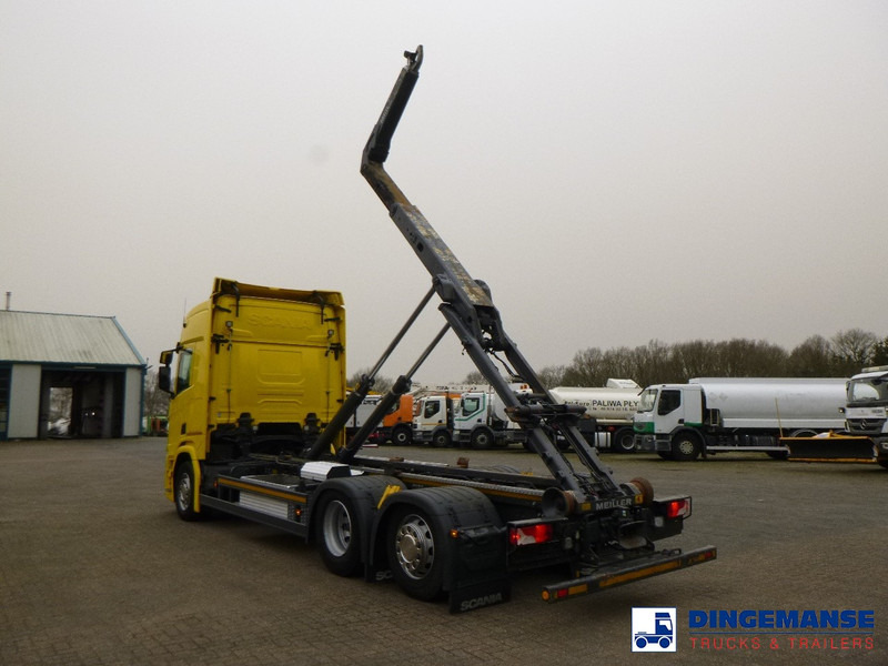 Scania R450 6x2 Euro 6C + Retarder + Meiller container hook 18.000 kg - Pacēlājs ar āķi: foto 4 Scania R450 6x2 Euro 6C + Retarder + Meiller container hook 18.000 kg - Pacēlājs ar āķi: foto 4