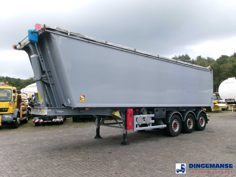 Stas Tipper trailer alu 49 m3 + tarpaulin + ADR - Puspiekabe pašizgāzējs: foto 1 Stas Tipper trailer alu 49 m3 + tarpaulin + ADR - Puspiekabe pašizgāzējs: foto 1