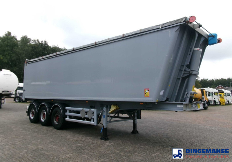 Stas Tipper trailer alu 49 m3 + tarpaulin + ADR - Puspiekabe pašizgāzējs: foto 2 Stas Tipper trailer alu 49 m3 + tarpaulin + ADR - Puspiekabe pašizgāzējs: foto 2