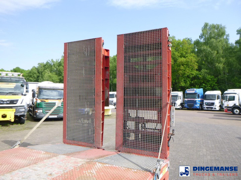 Puspiekabe zema profila platforma TURBO'S HOET 3-axle semi-lowbed trailer 39 t + ramps: foto 18