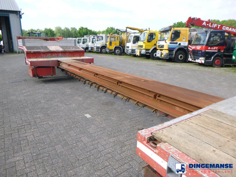 Puspiekabe zema profila platforma TURBO'S HOET 3-axle semi-lowbed trailer 39 t + ramps: foto 13
