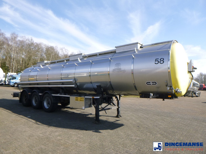 Van Hool Chemical tank inox 24 m3 / 1 comp - Puspiekabe cisterna: foto 2 Van Hool Chemical tank inox 24 m3 / 1 comp - Puspiekabe cisterna: foto 2