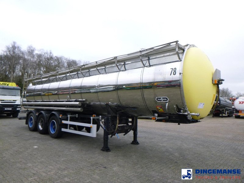 Van Hool Chemical tank inox 30 m3 / 1 comp - Puspiekabe cisterna: foto 2 Van Hool Chemical tank inox 30 m3 / 1 comp - Puspiekabe cisterna: foto 2
