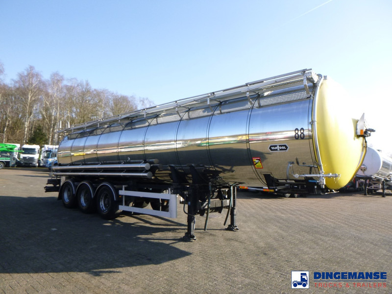 Van Hool Chemical tank inox 30 m3 / 1 comp - Puspiekabe cisterna: foto 2 Van Hool Chemical tank inox 30 m3 / 1 comp - Puspiekabe cisterna: foto 2