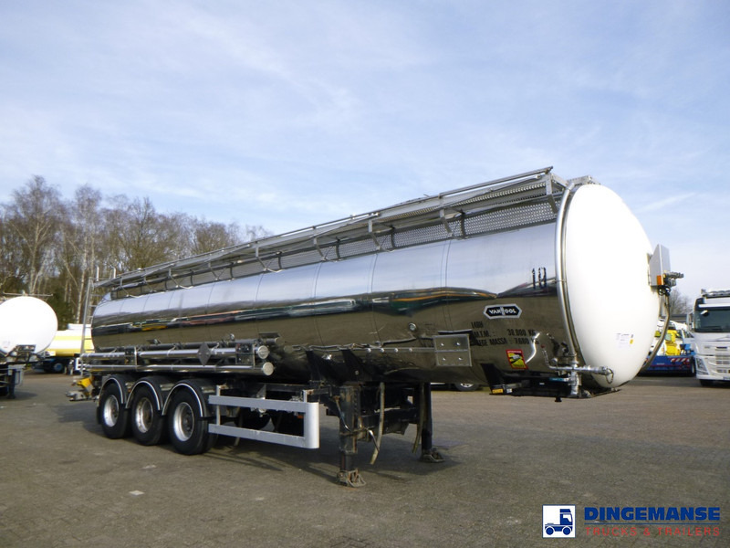 Van Hool Chemical tank inox 30 m3 / 1 comp - Puspiekabe cisterna: foto 2 Van Hool Chemical tank inox 30 m3 / 1 comp - Puspiekabe cisterna: foto 2