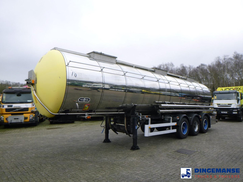 Van Hool Chemical tank inox 30 m3 / 1 comp - Puspiekabe cisterna: foto 1 Van Hool Chemical tank inox 30 m3 / 1 comp - Puspiekabe cisterna: foto 1