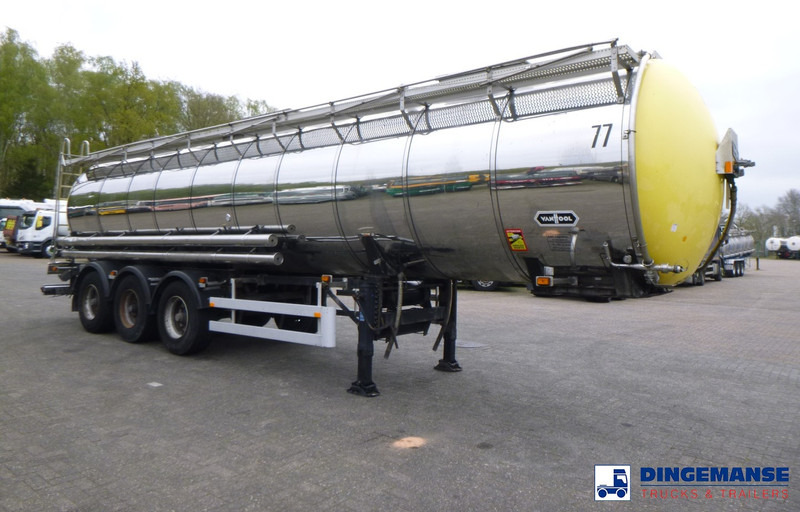 Van Hool Chemical tank inox 30 m3 / 1 comp - Puspiekabe cisterna: foto 2 Van Hool Chemical tank inox 30 m3 / 1 comp - Puspiekabe cisterna: foto 2