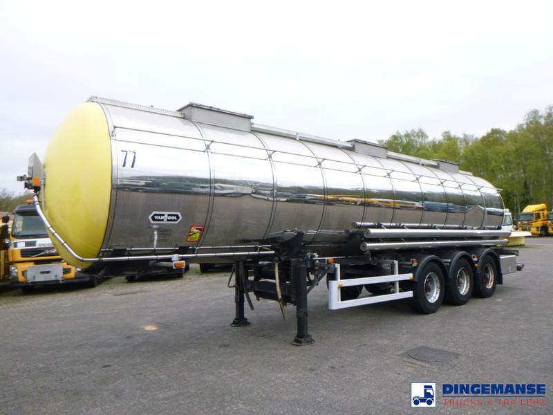 Van Hool Chemical tank inox 30 m3 / 1 comp - Puspiekabe cisterna: foto 1 Van Hool Chemical tank inox 30 m3 / 1 comp - Puspiekabe cisterna: foto 1