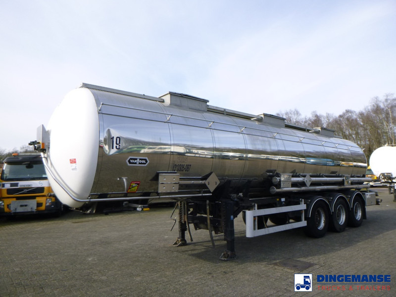 Van Hool Chemical tank inox 30 m3 / 1 comp - Puspiekabe cisterna: foto 1 Van Hool Chemical tank inox 30 m3 / 1 comp - Puspiekabe cisterna: foto 1