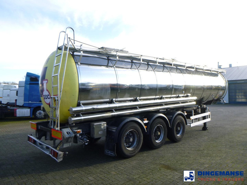 Van Hool Chemical tank inox 30 m3 / 3 comp - Piekabe cisterna: foto 4 Van Hool Chemical tank inox 30 m3 / 3 comp - Piekabe cisterna: foto 4