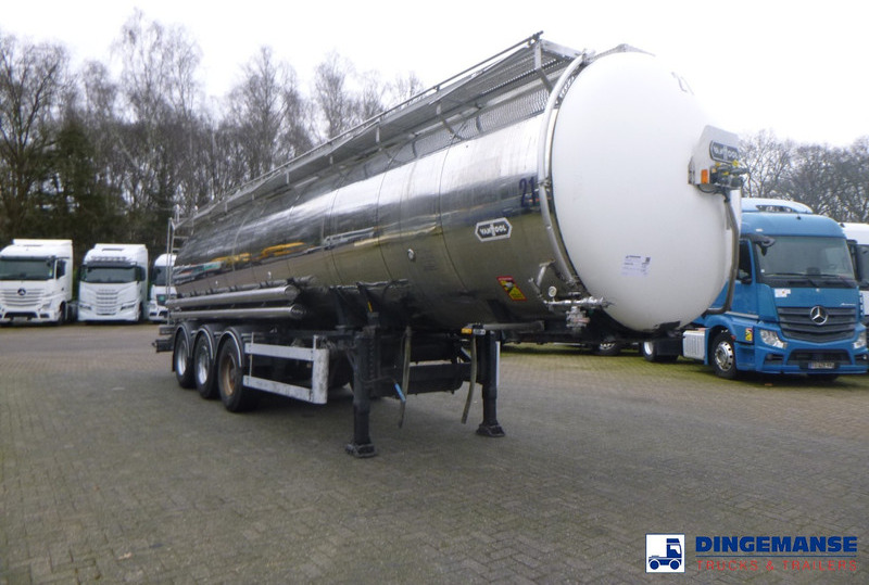 Van Hool Chemical tank inox 30 m3 / 3 comp - Puspiekabe cisterna: foto 2 Van Hool Chemical tank inox 30 m3 / 3 comp - Puspiekabe cisterna: foto 2