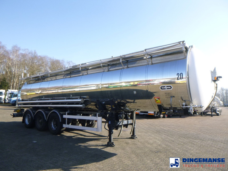 Van Hool Chemical tank inox 30 m3 / 3 comp - Puspiekabe cisterna: foto 2 Van Hool Chemical tank inox 30 m3 / 3 comp - Puspiekabe cisterna: foto 2