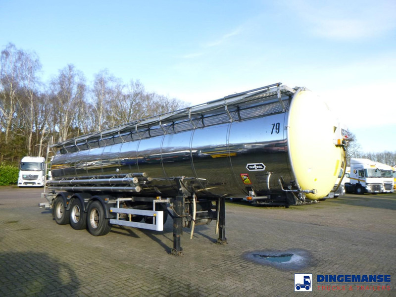Van Hool Chemical tank inox 30 m3 / 3 comp - Piekabe cisterna: foto 2 Van Hool Chemical tank inox 30 m3 / 3 comp - Piekabe cisterna: foto 2