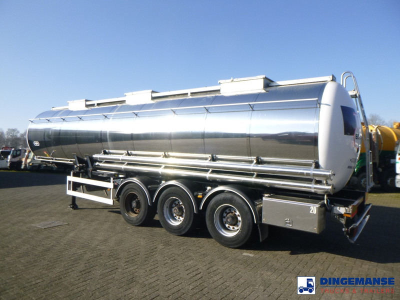 Van Hool Chemical tank inox 30 m3 / 3 comp - Puspiekabe cisterna: foto 3 Van Hool Chemical tank inox 30 m3 / 3 comp - Puspiekabe cisterna: foto 3