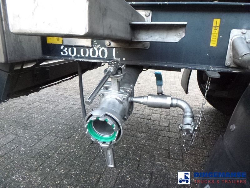Van Hool Chemical tank inox L4BH 30 m3 / 1 comp / ADR 29/08/24 - Puspiekabe cisterna: foto 5 Van Hool Chemical tank inox L4BH 30 m3 / 1 comp / ADR 29/08/24 - Puspiekabe cisterna: foto 5