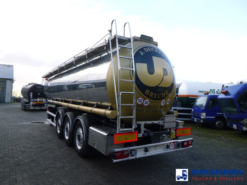 Van Hool Chemical tank inox L4BH 30 m3 / 1 comp / ADR 29/08/24 - Puspiekabe cisterna: foto 3 Van Hool Chemical tank inox L4BH 30 m3 / 1 comp / ADR 29/08/24 - Puspiekabe cisterna: foto 3