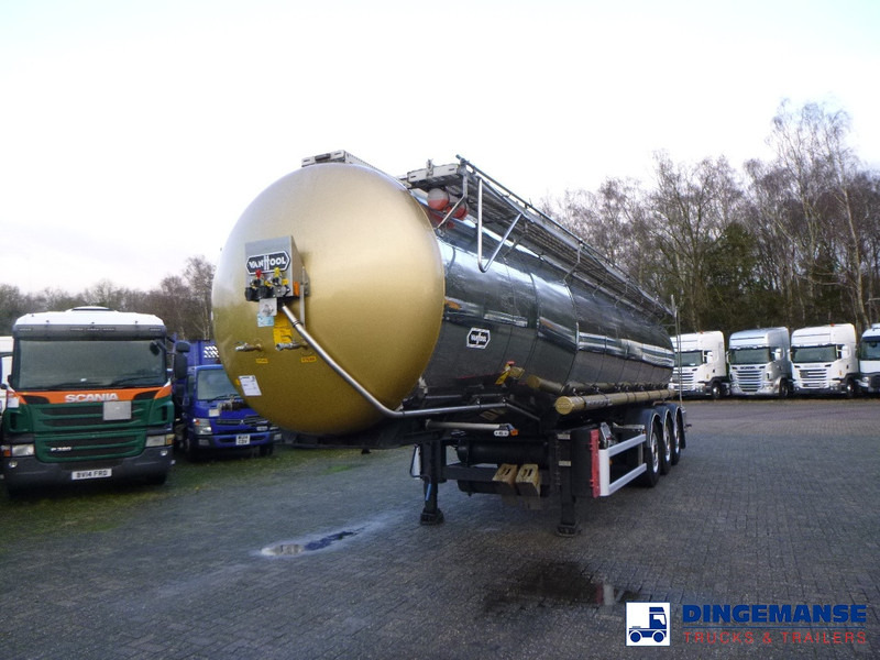 Van Hool Chemical tank inox L4BH 30 m3 / 1 comp / ADR 29/08/24 - Puspiekabe cisterna: foto 1 Van Hool Chemical tank inox L4BH 30 m3 / 1 comp / ADR 29/08/24 - Puspiekabe cisterna: foto 1