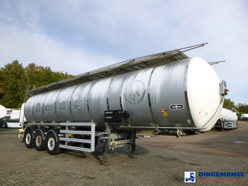 Van Hool Chemical tank inox L4BH 37.5 m3 / 1 comp - Puspiekabe cisterna: foto 2 Van Hool Chemical tank inox L4BH 37.5 m3 / 1 comp - Puspiekabe cisterna: foto 2