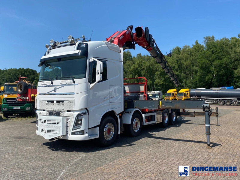 Volvo FH 550 8x4 Euro 6 + Copma 820.8 J6 - Kravas auto ar manipulatoru: foto 1 Volvo FH 550 8x4 Euro 6 + Copma 820.8 J6 - Kravas auto ar manipulatoru: foto 1