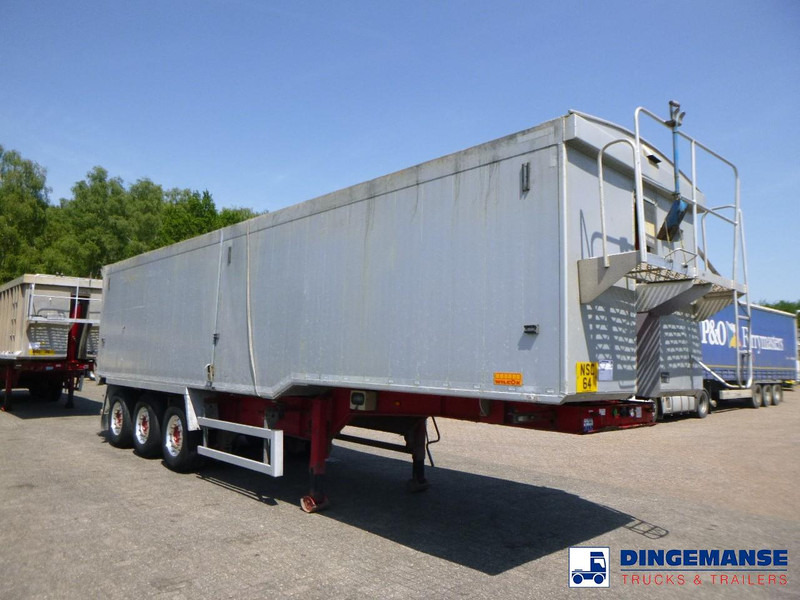 WILCOX Tipper trailer alu 55 m3 + tarpaulin - Puspiekabe pašizgāzējs: foto 2 WILCOX Tipper trailer alu 55 m3 + tarpaulin - Puspiekabe pašizgāzējs: foto 2