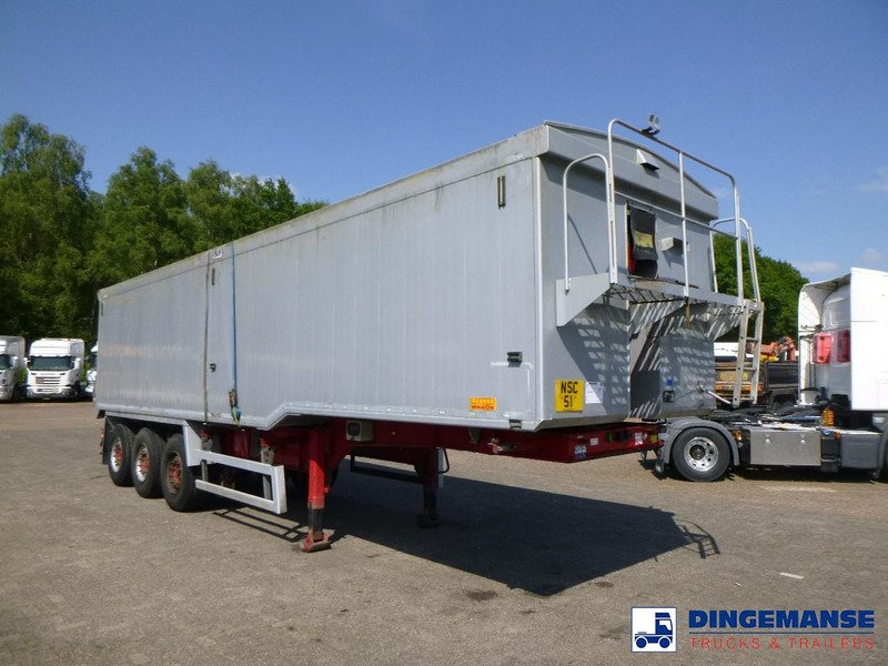 WILCOX Tipper trailer alu 55 m3 + tarpaulin - Puspiekabe pašizgāzējs: foto 2 WILCOX Tipper trailer alu 55 m3 + tarpaulin - Puspiekabe pašizgāzējs: foto 2