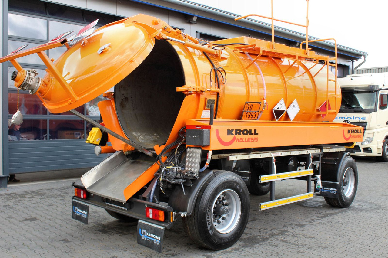 Kutschke 10m³ Kipper Saug u.Druck INOX +ADR/GGVS - Piekabe cisterna: foto 4 Kutschke 10m³ Kipper Saug u.Druck INOX +ADR/GGVS - Piekabe cisterna: foto 4