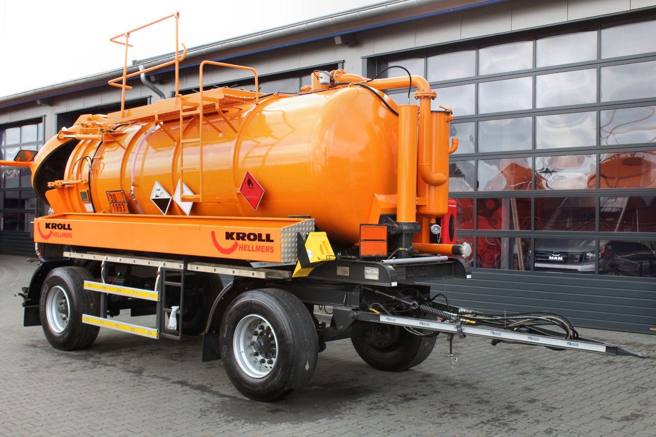 Kutschke 10m³ Kipper Saug u.Druck INOX +ADR/GGVS - Piekabe cisterna: foto 1 Kutschke 10m³ Kipper Saug u.Druck INOX +ADR/GGVS - Piekabe cisterna: foto 1