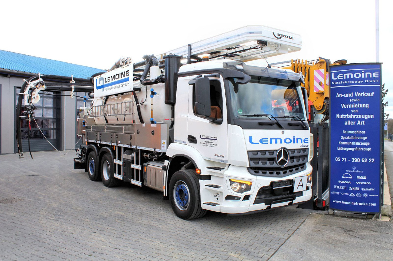 Mercedes-Benz AROCS 2546 6x2 Kroll 14m³ WRG Wasserrückgewinner - Asenizācijas mašīna: foto 1 Mercedes-Benz AROCS 2546 6x2 Kroll 14m³ WRG Wasserrückgewinner - Asenizācijas mašīna: foto 1