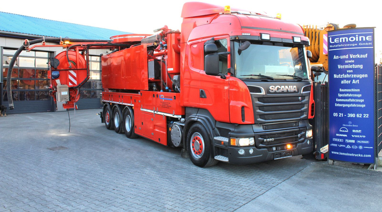 Scania R560 V8 8x4 Kroll 20m³ WRG 2x HD-Pumpe 620 Liter - Asenizācijas mašīna: foto 1 Scania R560 V8 8x4 Kroll 20m³ WRG 2x HD-Pumpe 620 Liter - Asenizācijas mašīna: foto 1