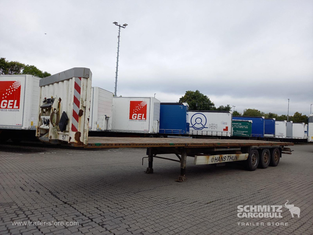 KRONE Auflieger Plateau Standard - Bortu puspiekabe/ Platforma: foto 5 KRONE Auflieger Plateau Standard - Bortu puspiekabe/ Platforma: foto 5