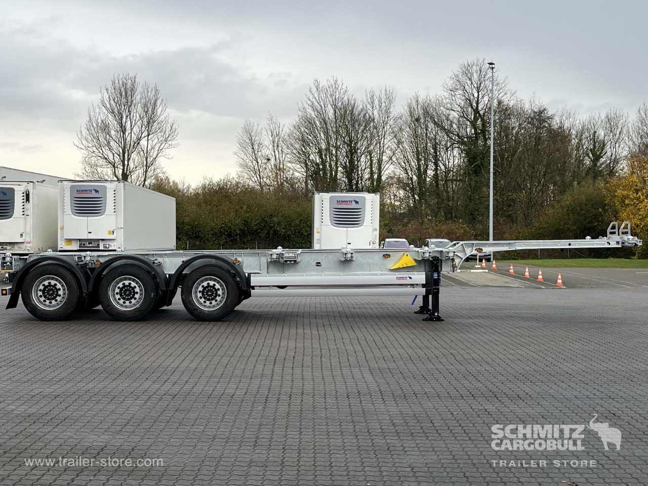 SCHMITZ Auflieger Containerfahrgestell Standard - Puspiekabe noņemamā virsbūve/ Konteineru vedējs: foto 5 SCHMITZ Auflieger Containerfahrgestell Standard - Puspiekabe noņemamā virsbūve/ Konteineru vedējs: foto 5