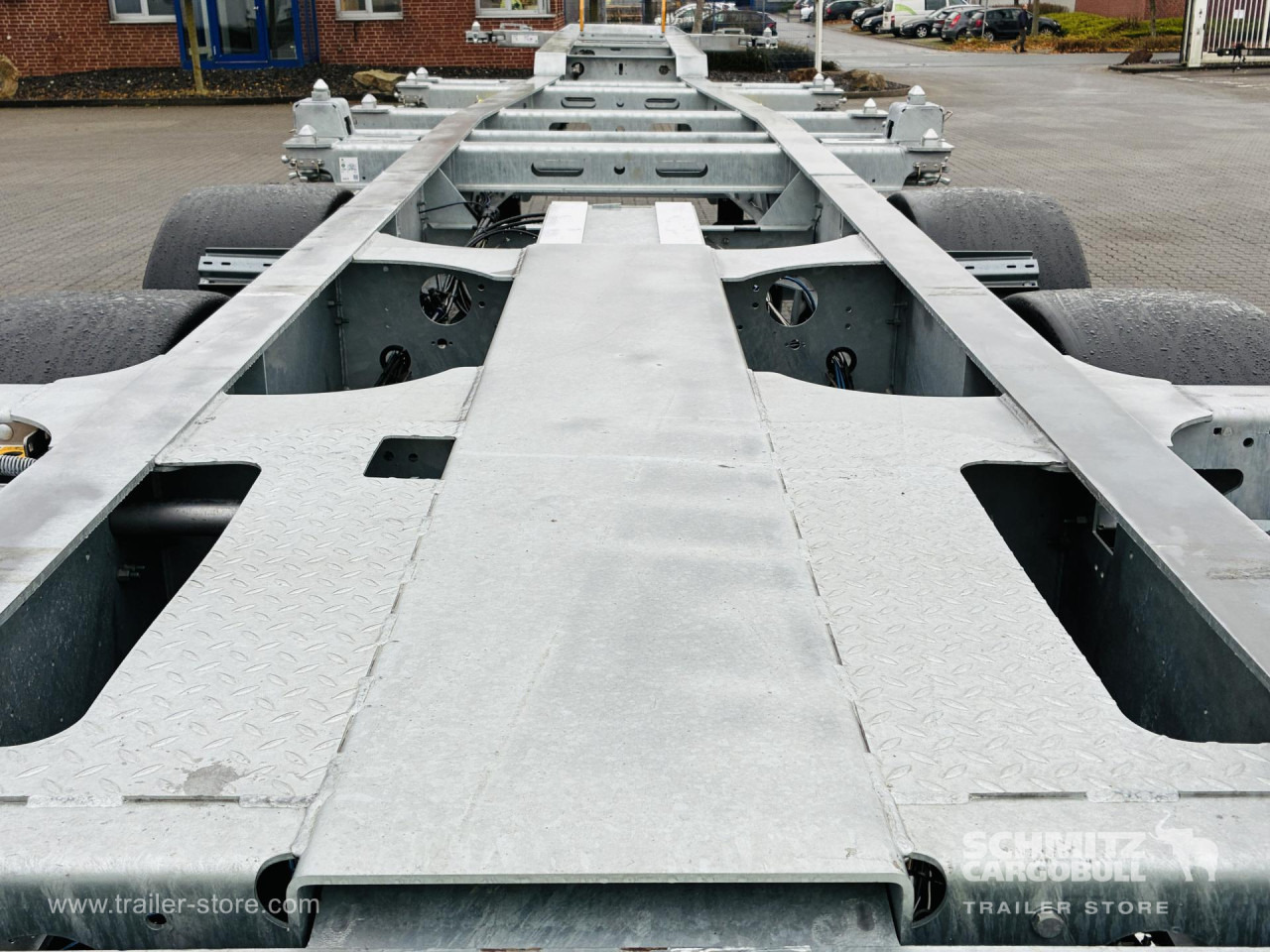 SCHMITZ Auflieger Containerfahrgestell Standard - Puspiekabe noņemamā virsbūve/ Konteineru vedējs: foto 5 SCHMITZ Auflieger Containerfahrgestell Standard - Puspiekabe noņemamā virsbūve/ Konteineru vedējs: foto 5