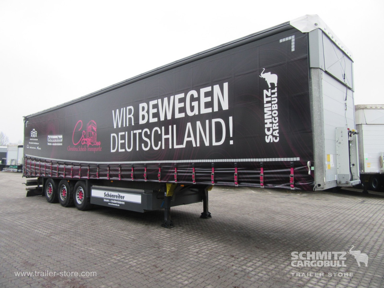 SCHMITZ Auflieger Curtainsider Standard - Tenta puspiekabe: foto 1 SCHMITZ Auflieger Curtainsider Standard - Tenta puspiekabe: foto 1
