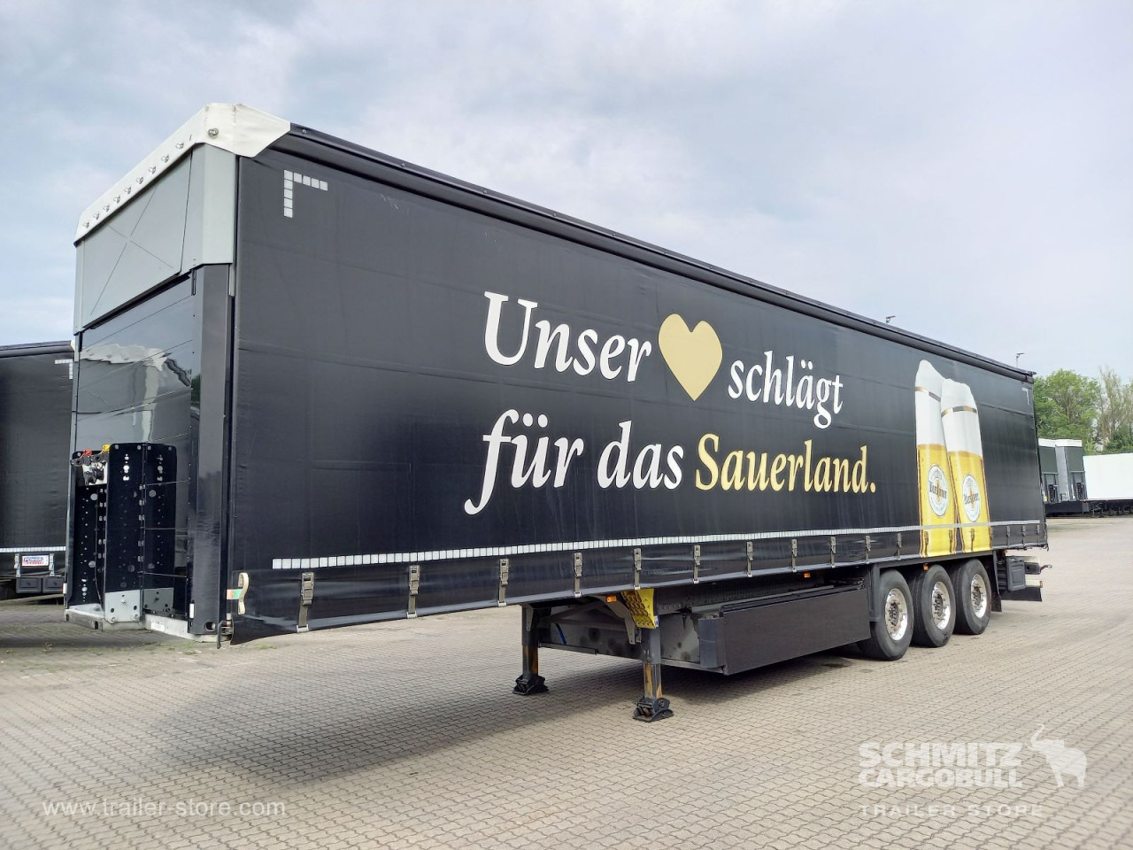 Tenta puspiekabe SCHMITZ Auflieger Curtainsider Standard: foto 8