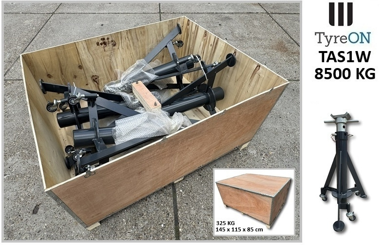 4 pieces TAS1W 8.5T mobile axle supports 900-1500 mm - Garāžu aprīkojums: foto 3 4 pieces TAS1W 8.5T mobile axle supports 900-1500 mm - Garāžu aprīkojums: foto 3