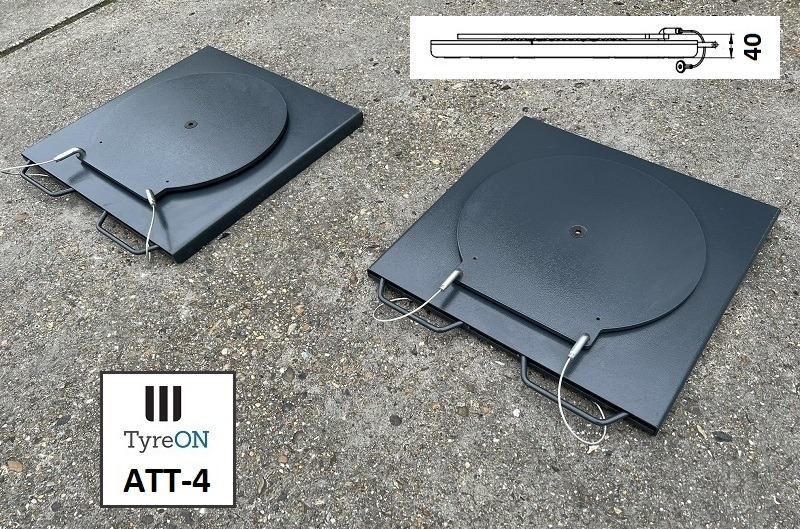 ATT4 alignment turn plates - height 4 cm - Garāžu aprīkojums: foto 1 ATT4 alignment turn plates - height 4 cm - Garāžu aprīkojums: foto 1