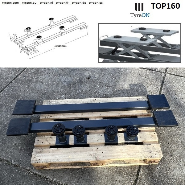 TOP160 Cross beams - SUV adapters - 160 cm - for car scissor lifts - Garāžu aprīkojums: foto 5 TOP160 Cross beams - SUV adapters - 160 cm - for car scissor lifts - Garāžu aprīkojums: foto 5