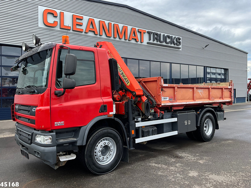 DAF FA 75 CF 360 Palfinger 12 Tonmeter laadkraan - Kravas automašīna pašizgāzējs, Kravas auto ar manipulatoru: foto 4 DAF FA 75 CF 360 Palfinger 12 Tonmeter laadkraan - Kravas automašīna pašizgāzējs, Kravas auto ar manipulatoru: foto 4
