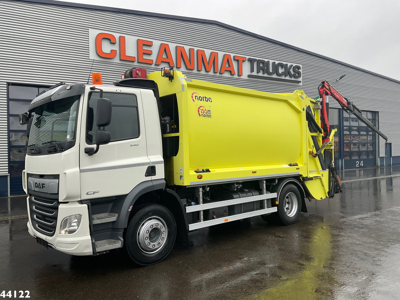 DAF FA CF 340 Euro 6 Norba 17 m³ + Palfinger 3.8 Tonmeter laadkraan + Winch - Atkritumu vedējs: foto 1 DAF FA CF 340 Euro 6 Norba 17 m³ + Palfinger 3.8 Tonmeter laadkraan + Winch - Atkritumu vedējs: foto 1