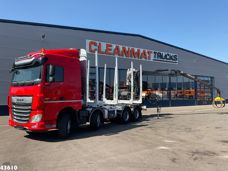 DAF FAD XF 530 8x4 Holzkran - Kravas auto ar manipulatoru: foto 2 DAF FAD XF 530 8x4 Holzkran - Kravas auto ar manipulatoru: foto 2