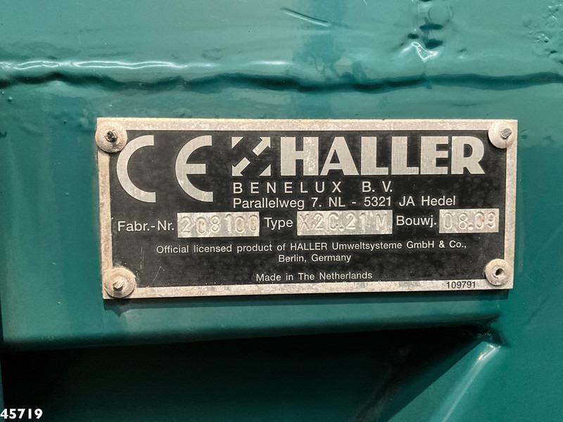 Atkritumu vedējs DAF FAG 75 CF 250 Haller 21m³: foto 20