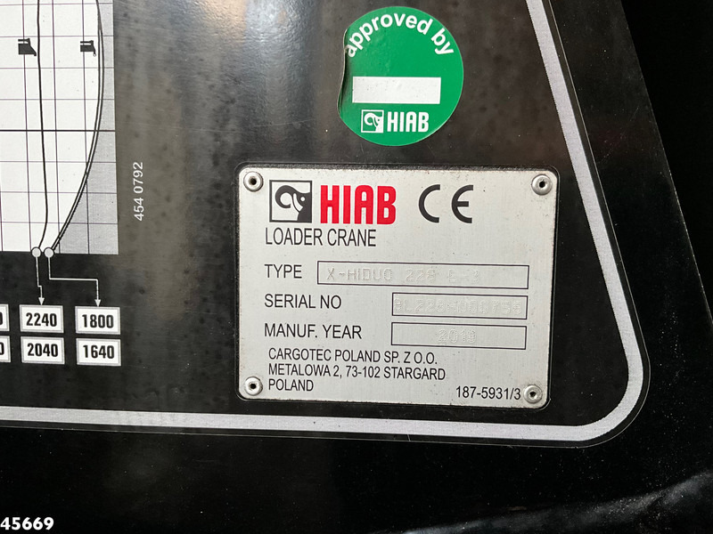 Pacēlājs ar āķi DAF FAN CF 340 Euro 6 Hiab 22 Tonmeter laadkraan Just 136.360 km!: foto 20