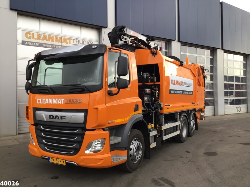 DAF FAN CF 340 Hiab 21 Tonmeter laadkraan - Atkritumu vedējs: foto 2 DAF FAN CF 340 Hiab 21 Tonmeter laadkraan - Atkritumu vedējs: foto 2