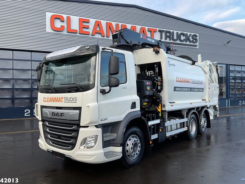 DAF FAN CF 340 Hiab 23 ton/meter laadkraan - Atkritumu vedējs: foto 2 DAF FAN CF 340 Hiab 23 ton/meter laadkraan - Atkritumu vedējs: foto 2
