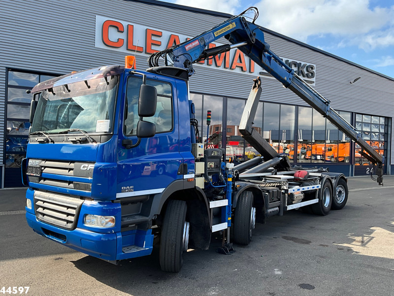 DAF FAX 85 CF 360 8x2 Euro 5 Hiab 16 Tonmeter laadkraan - Pacēlājs ar āķi, Kravas auto ar manipulatoru: foto 1 DAF FAX 85 CF 360 8x2 Euro 5 Hiab 16 Tonmeter laadkraan - Pacēlājs ar āķi, Kravas auto ar manipulatoru: foto 1